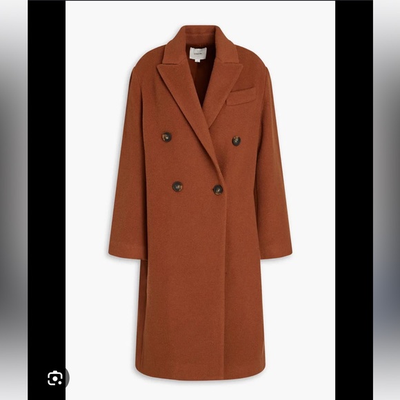 Vince Brushed Double-Breasted Coat - Picture 1 of 11